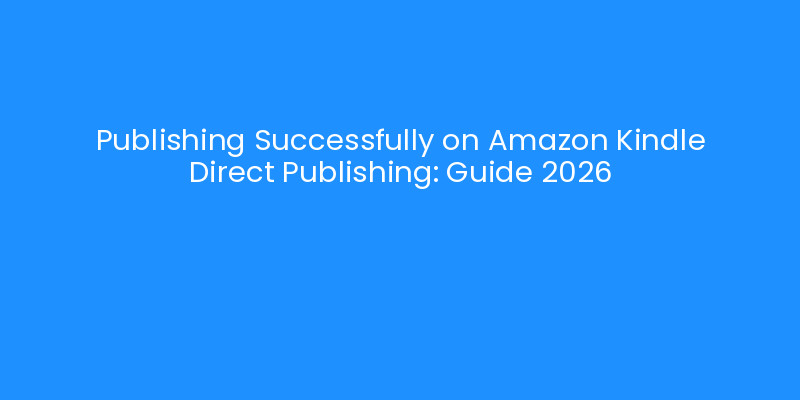 Publishing Successfully on Amazon Kindle Direct Publishing: Guide 2026 ...